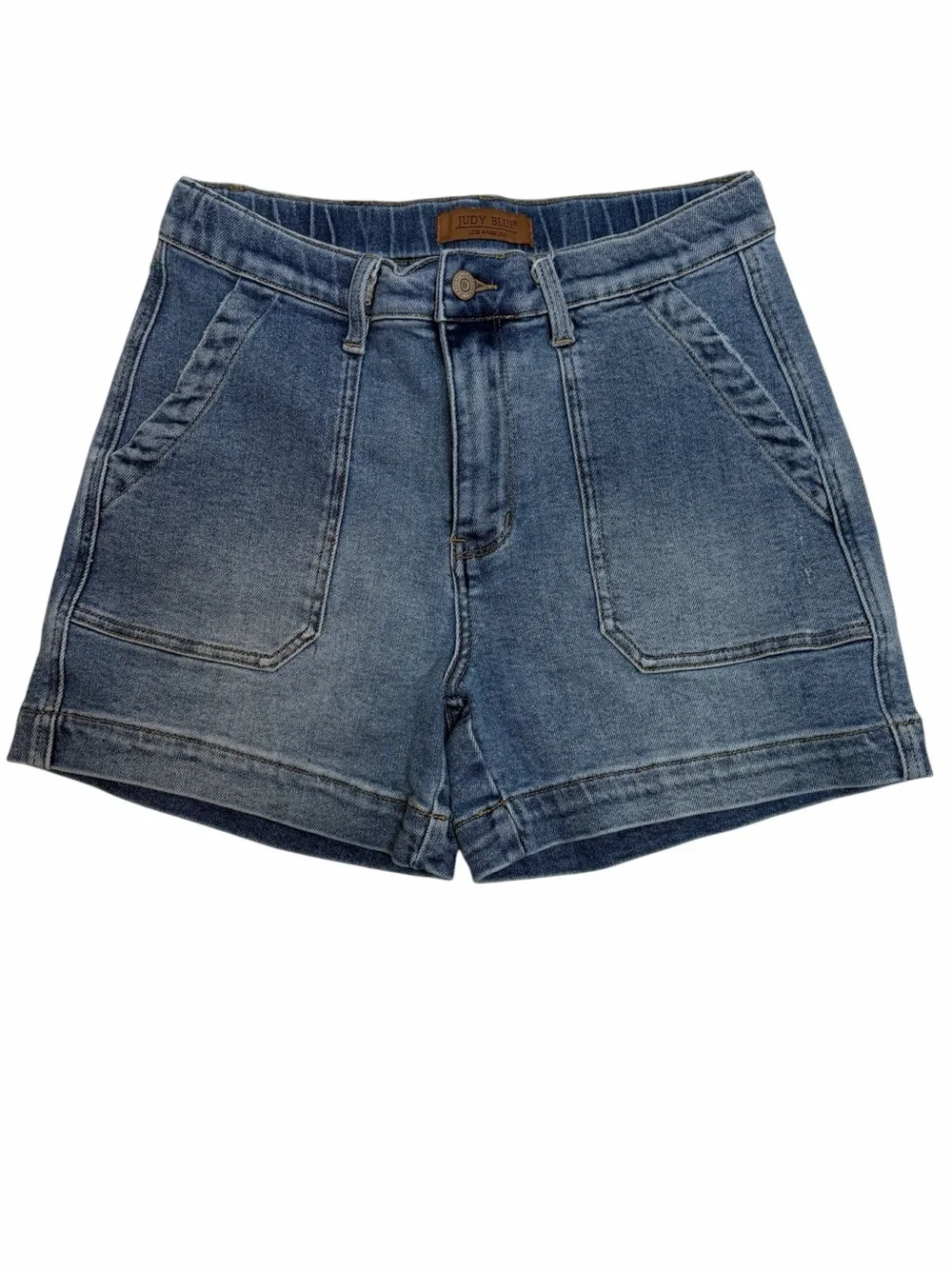 Judy Blue Medium Wash High-Rise‎ Denim Shorts